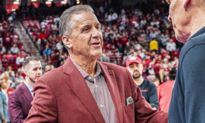 Razorbacks coach John Calipari against Oklahoma